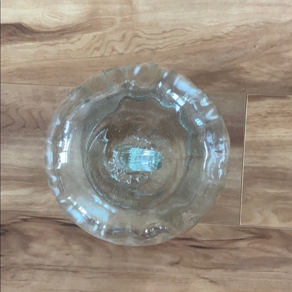 Pottery Barn Accents Pottery Barn Recycled Glass Small Pumpkin Cloche Poshmark